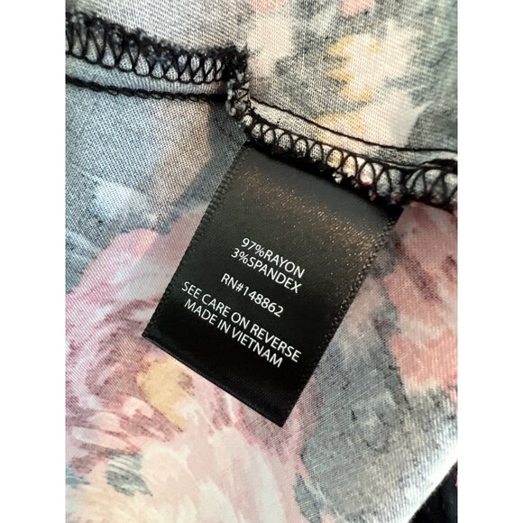 Torrid‎ Mini Challis Floral Print High Low Plus Size 1X Shirt Dress 16749679 - Picture 6 of 13